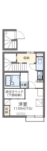 レオパレス幸玉の間取り