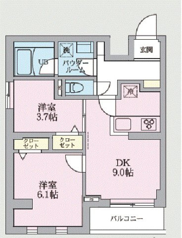 プレセダン千駄木の間取り