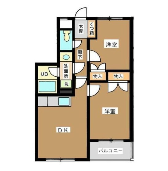リバーピアカネコの間取り