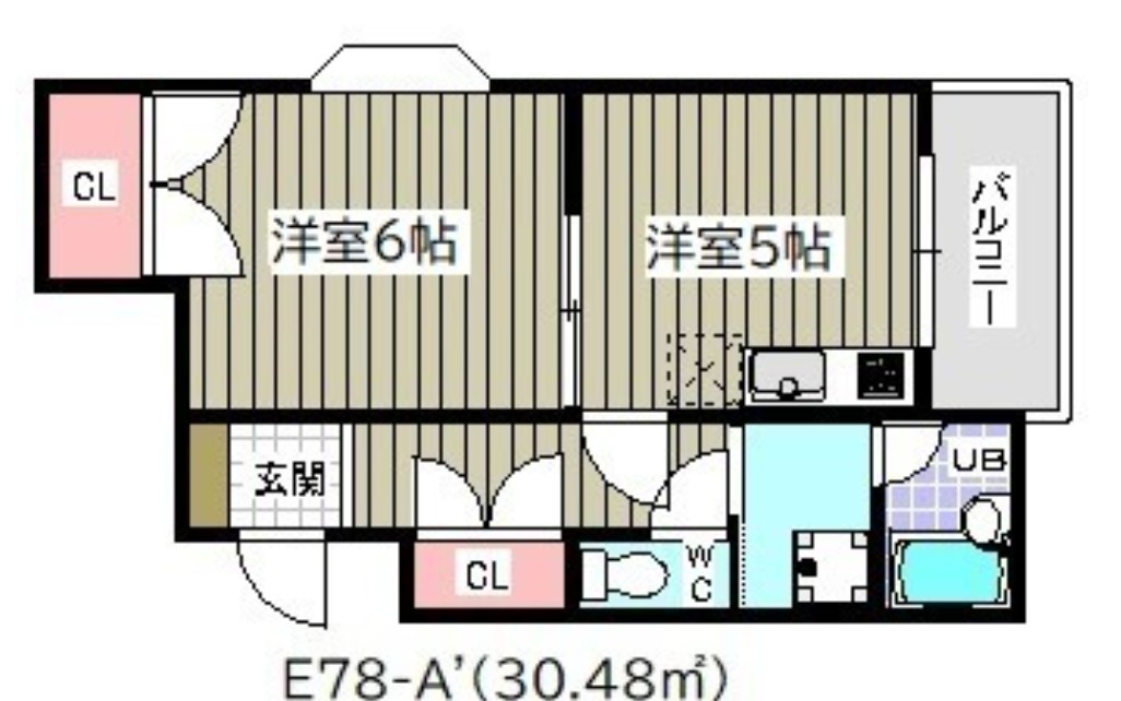 バーデンハイムマサキの間取り