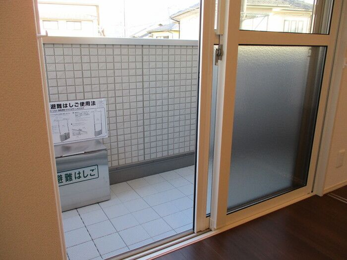アゼリアGのバルコニー
