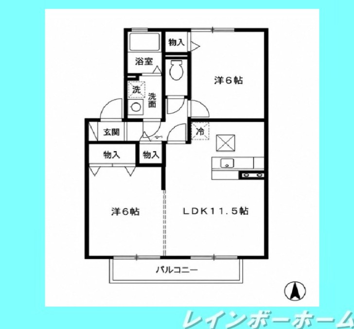 特典：仲介手数料が無料です!!の間取り