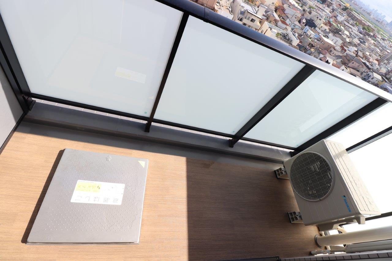 GENOVIA京成立石Ⅱskygardenのバルコニー