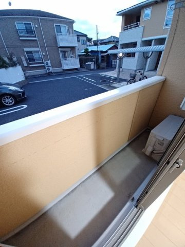 ハッピーノⅡのバルコニー