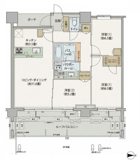 【間取り】 | シティテラス杉並方南町サウス棟