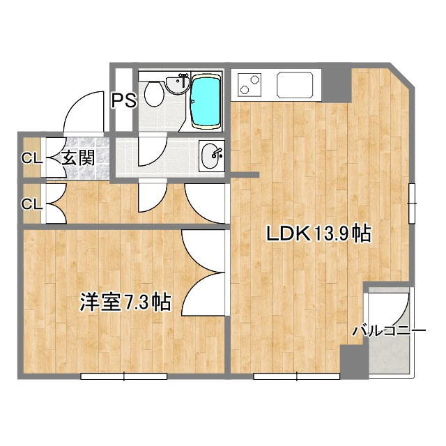 骨董通りビルの間取り
