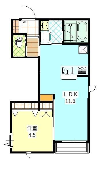 プランドール代田の間取り