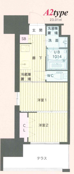 【間取り】 | No111 CLUB ORIENT BLD TRADING TOWER