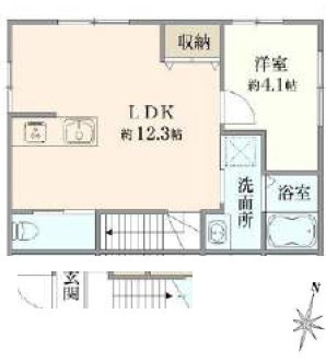 フォレストコート清瀬の間取り
