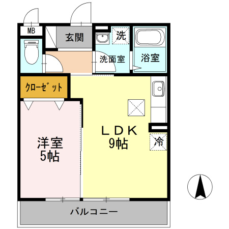 サニーコートの間取り|サニーコート　間取り図