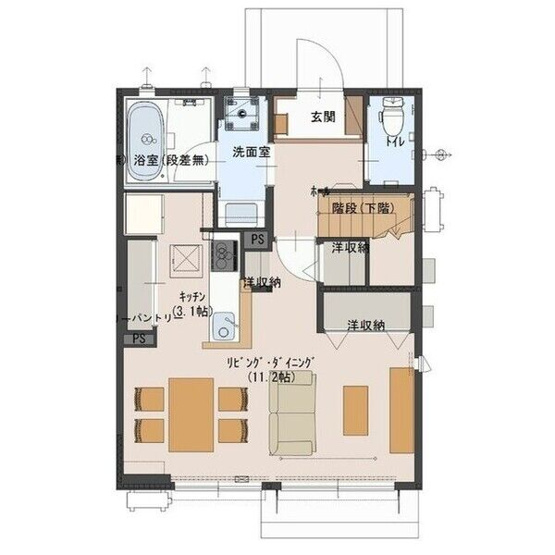 【間取り】 | SUNSET MALL F