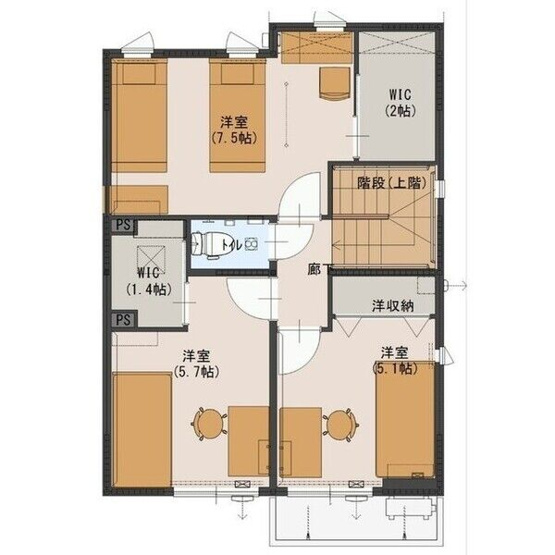 【間取り】 | SUNSET MALL F