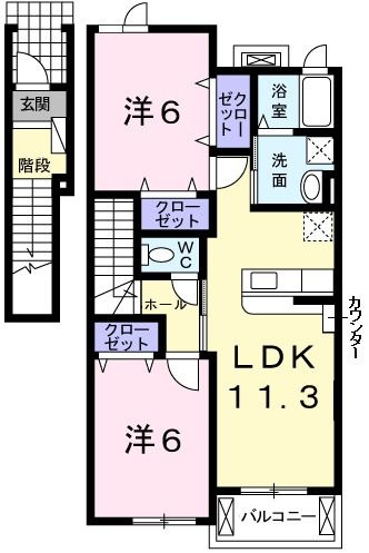 ファミグリアⅠの間取り