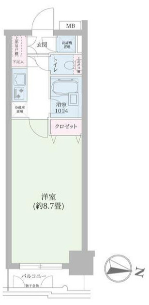 パレステュディオ笹塚の間取り