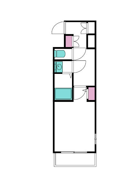 ｂ’ＣＡＳＡ　Ｖｅｒｄｅの間取り