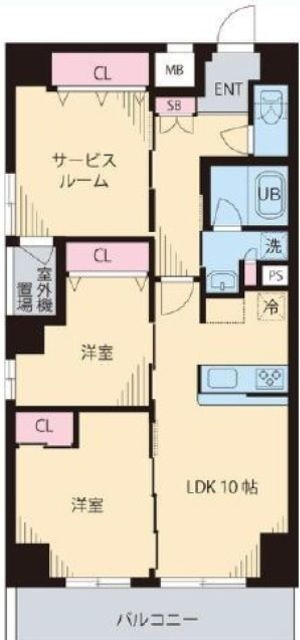 コルザＫⅡの間取り|間取りです。