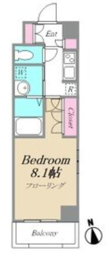 オーキッドコート下井草の間取り