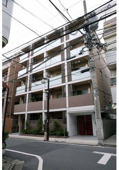 オーキッドコート下井草のエントランス