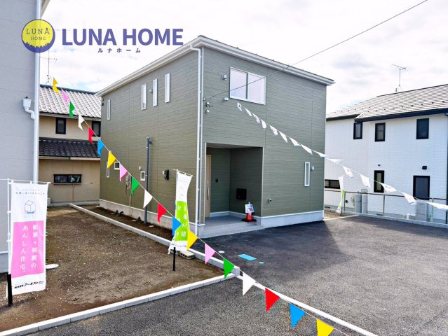 小美玉市羽刈第3　新築戸建　3号棟の外観|住宅ローンについてご不安な方もお任せください♪経験豊富なスタッフが丁寧にサポートいたします！