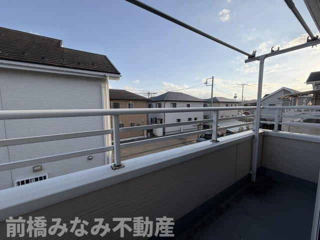 【中古】高崎市倉賀野町　４LDKのバルコニー|暖かな日差しのふりそそぐバルコニー