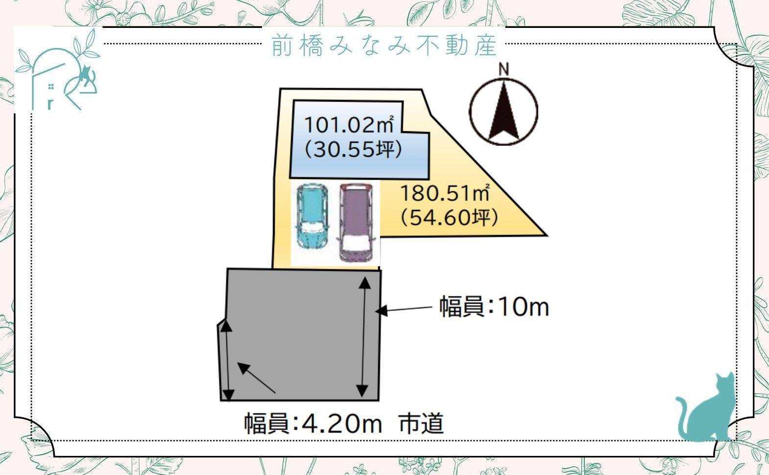 【中古】高崎市倉賀野町　４LDKの区画図