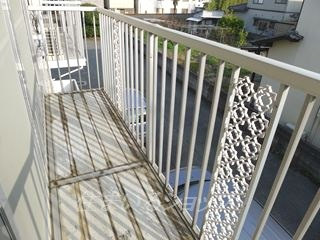 プレジール加藤　Ｂ棟のバルコニー