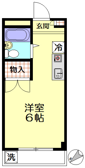 大きな物入が魅力の間取りです♪