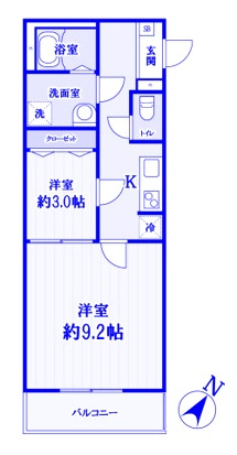 NOBLE宮原の間取り