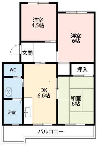 【間取り】 | コーポのぐろ