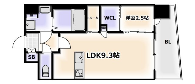 【間取り】 | セレニテ難波グランデノール