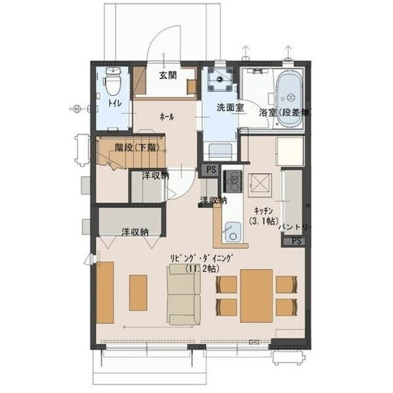 【間取り】 | SUNSET MALL F