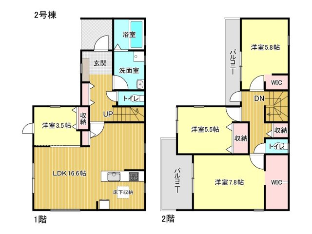 津市芸濃町椋本《2号棟》の間取り