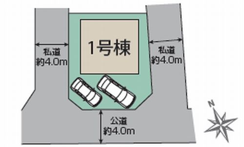 【仲介手数料０円】相模原市中央区上矢部5丁目2期　新築一戸建ての区画図|相模原市中央区上矢部5丁目2期　新築一戸建て