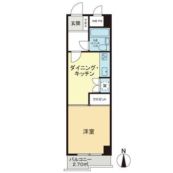 ライオンズマンション三軒茶屋ＮＡＫＡＭＵＲＡの間取り
