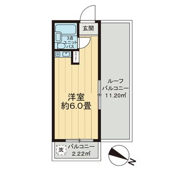 ハイシティ下北沢の間取り