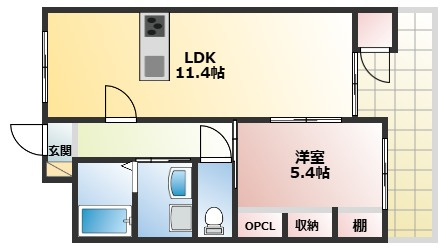 ロイヤルコーポ吉田の間取り