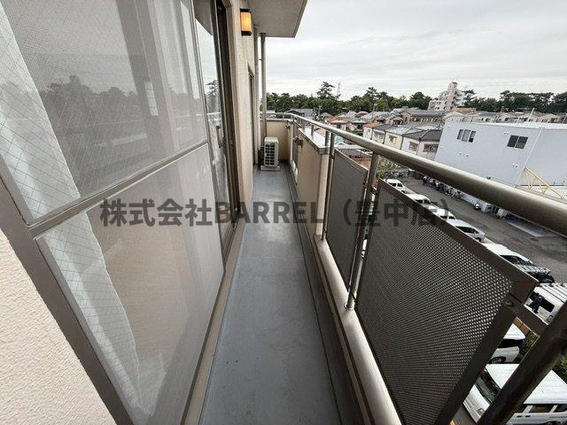 ソレイユ南町のバルコニー