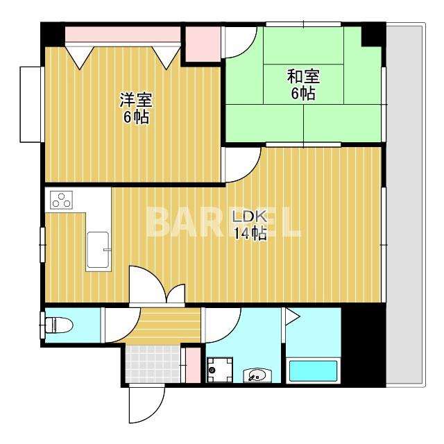 ソレイユ南町の間取り