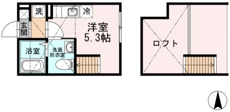 如水の間取り|独立洗面化粧台・ロフト完備♪