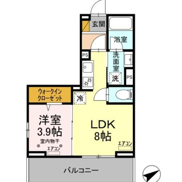ウエストサイドレジデンスの間取り