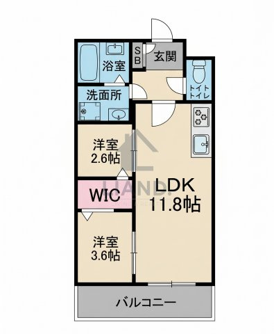  MODERN PALAZZO天神南　高宮小学校区の間取り|MODERN PALAZZO天神南