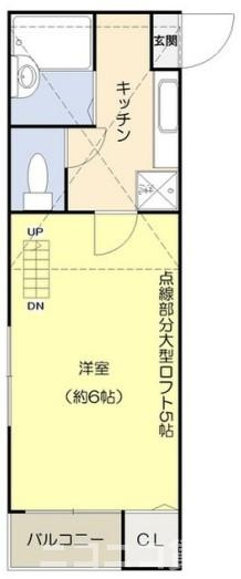 江東区東陽１丁目のアパートの間取り|別号室イメージの為、現状を優先致します。
