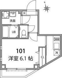 【間取り】 | モンシャトー高井戸Ⅱ