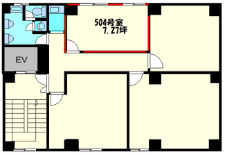 【間取り】 | リアライズ難波中ビル | T4　BLDG　OSAKA　間取り