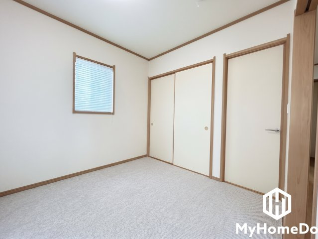 一宮市大和町苅安賀字上西之圦の和室|実写真と間取り図からCG再現した「空室リフォームイメージ」のため、実際と異なります。