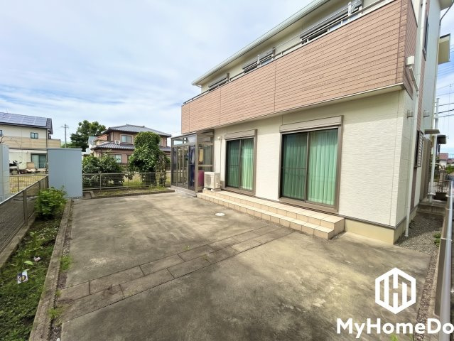 一宮市大和町苅安賀字上西之圦の庭|ご家族でゆったり過ごせるお庭のスペースでございます。ぜひ現地で実際の広さをお確かめくださいませ。