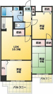 【間取り】 | パークヒルズ西台 | 間取りです。