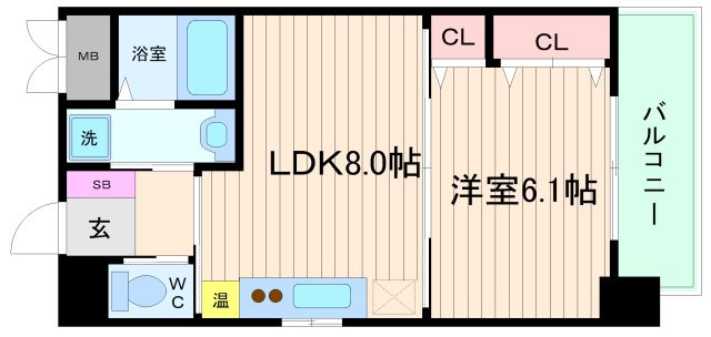 エスライズ都島の間取り