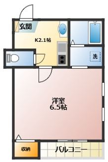 【間取り】 | ハイネス新江古田