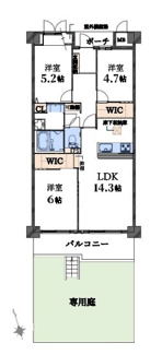 【間取り】 | ジークレフ上甲子園